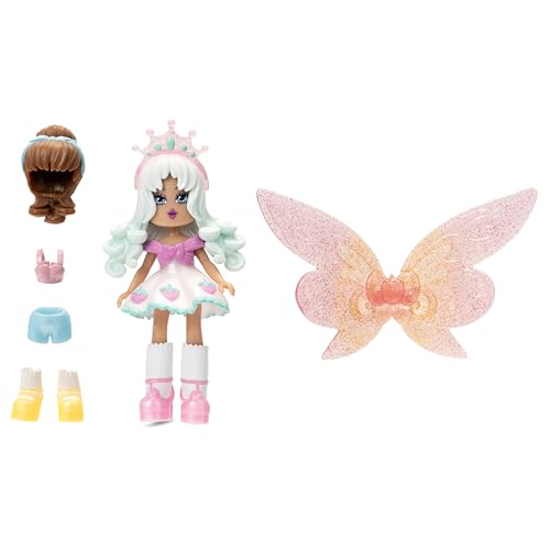Royale High Light Fairy Doll - 3-inch Figure with 9 Fashion Accessories + Virtual Item Code - Series 2