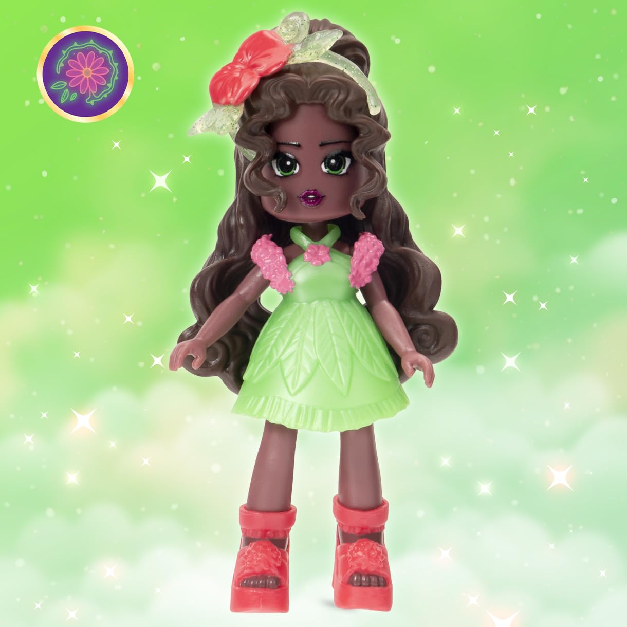Royale High 3-Inch Nature Fairy Fashion Doll — 9 Accessories + Virtual Item Code (Series 2)