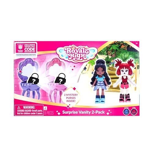 Royale High Surprise Vanity 2-Pack – Water & Fire Series 2 Dolls, Vanities & Virtual Item Code