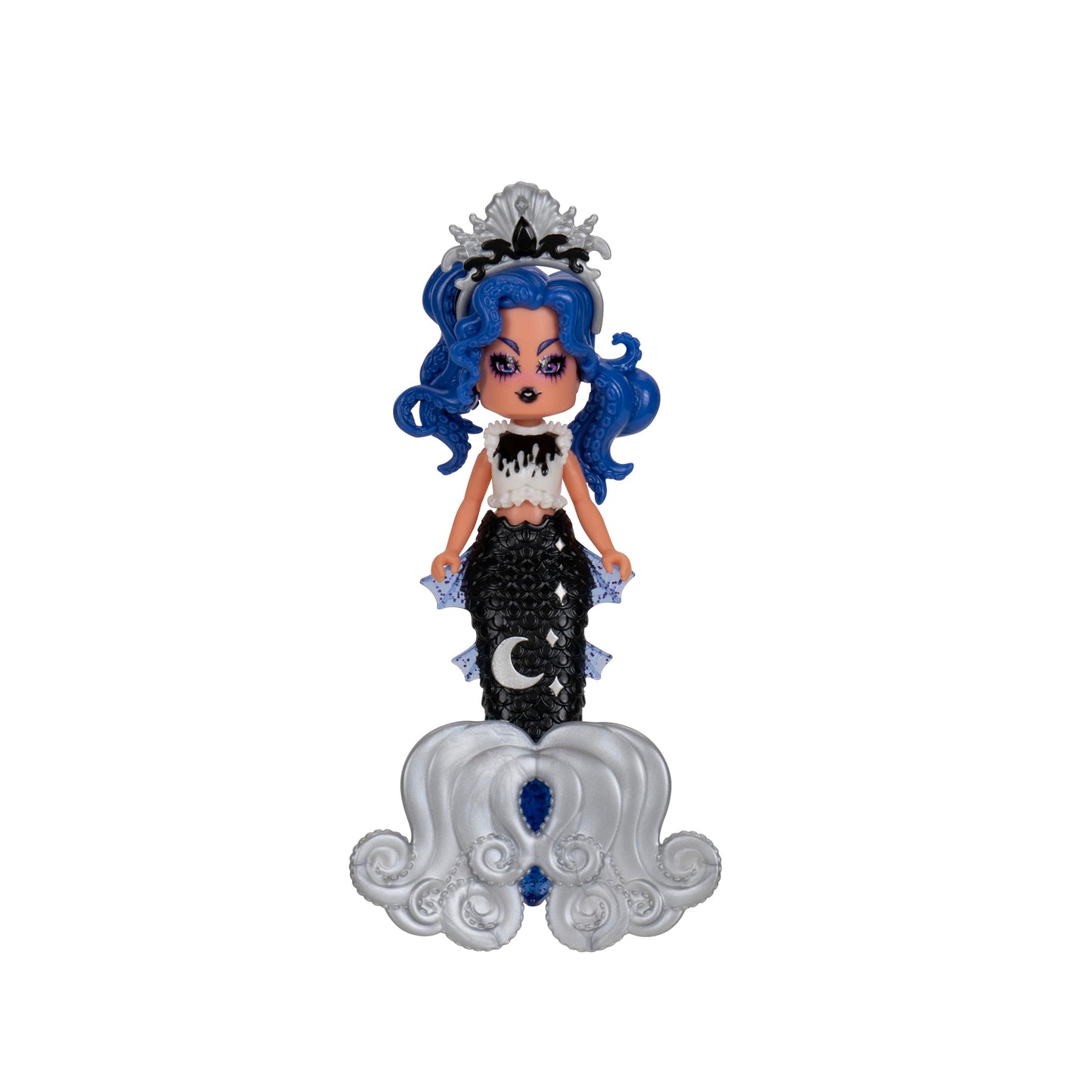 Royale High 3-Inch Dark Mystic Mermaid Doll – 9 Fashion Accessories, Virtual Item Code, Series 3