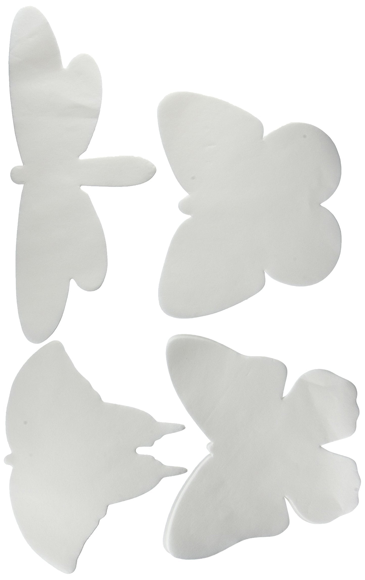 Roylco Color Diffusing Butterflies White 7x11 in Pack of 48