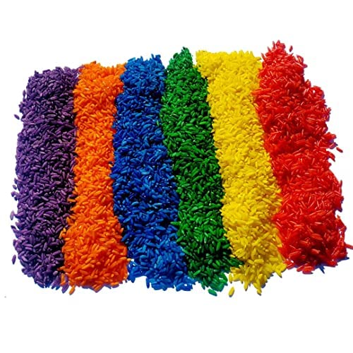 Roylco Colored Rice, 1 Lb Box | Non-Toxic Arts & Crafts for All Ages