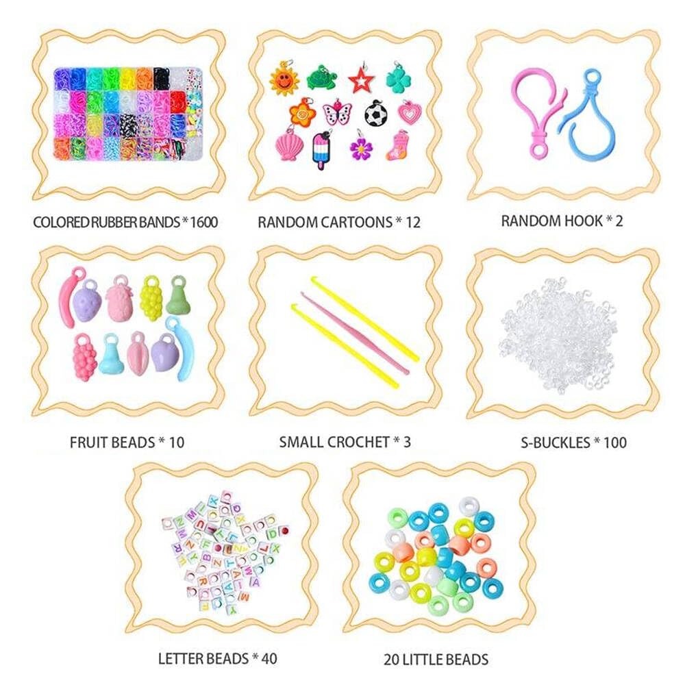 ROYWOO 3000+ Bracelet Making Kit | Colorful Rubber Bands Refill for DIY Jewelry Gift