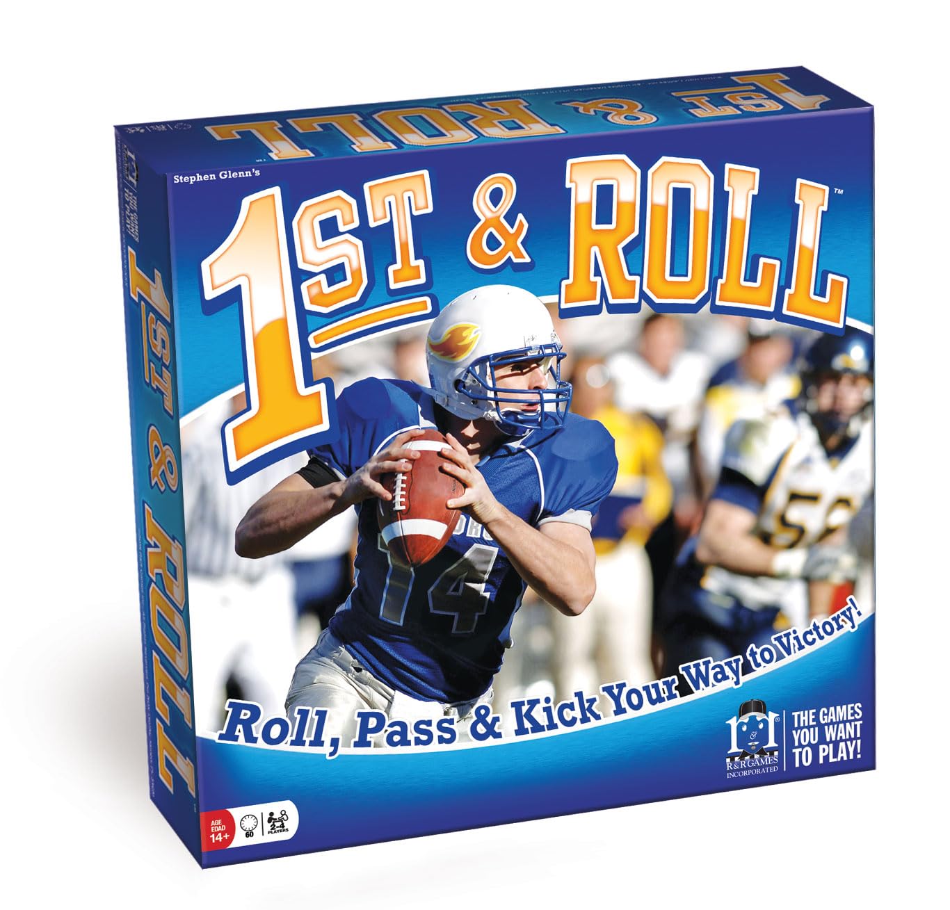 R&R Games 1st & Roll Football Board Game – Family Night