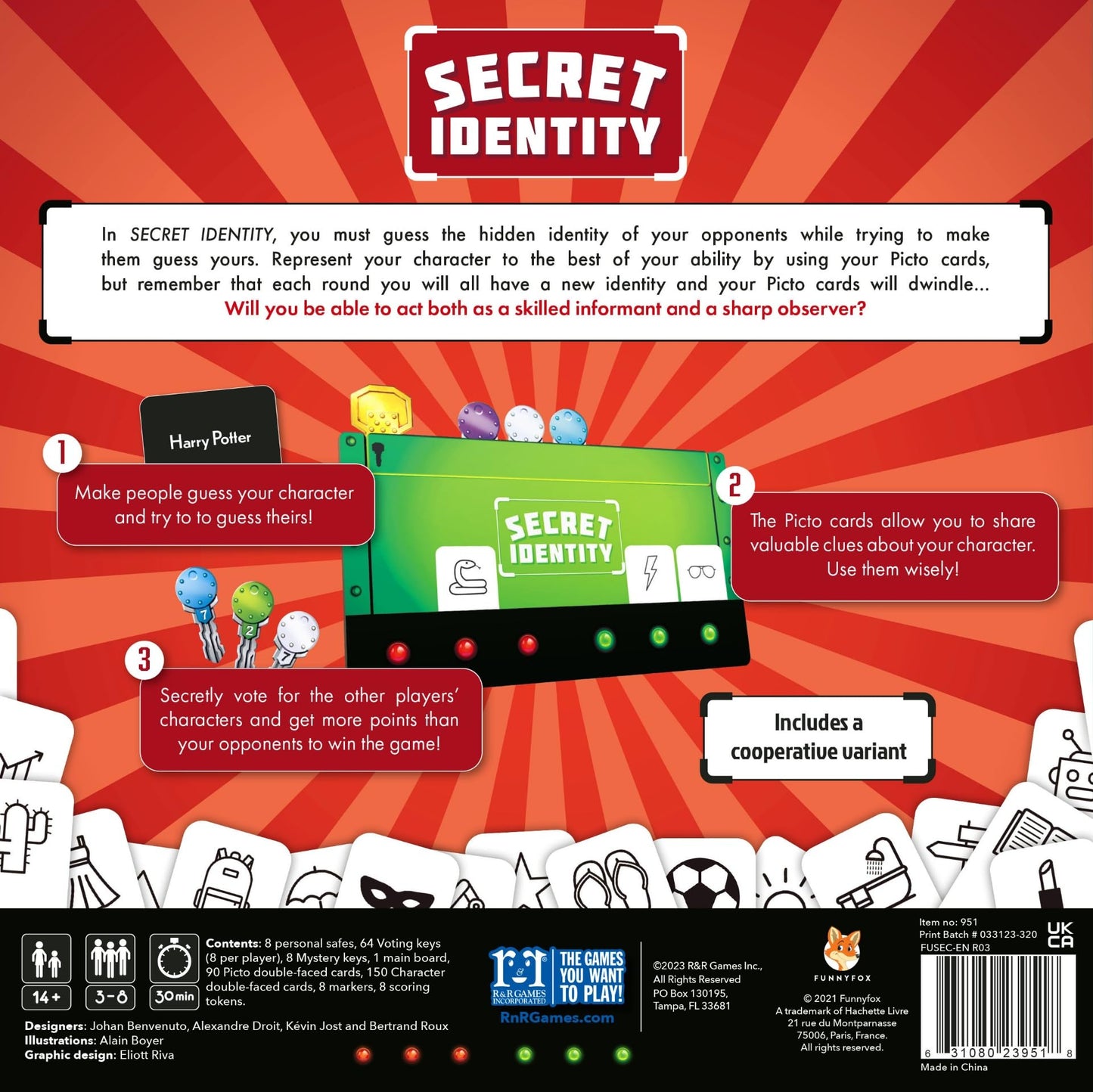 R&R Games Secret Identity – Perfect Party Game for Adults & Kids | Family Night Favorite