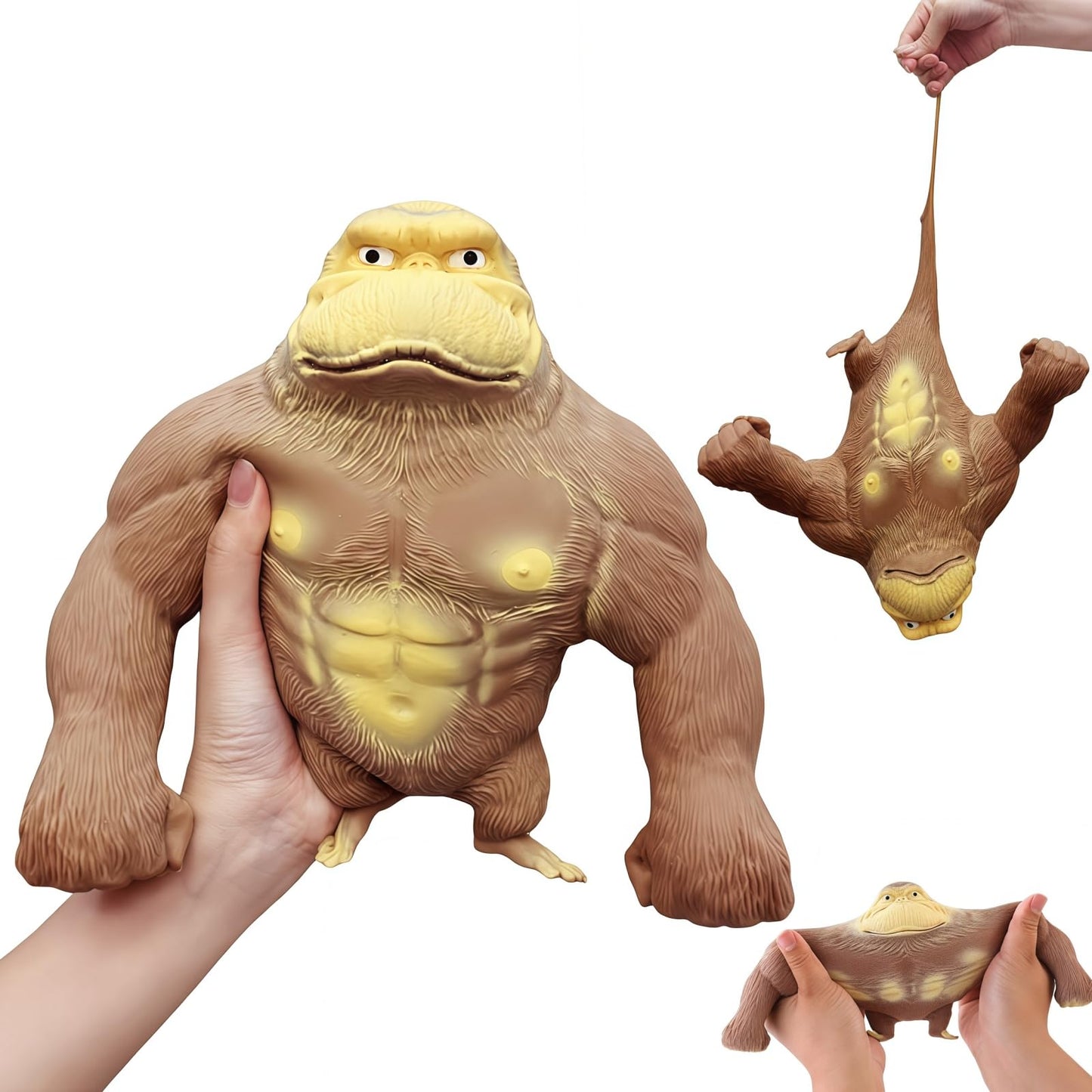 RRSDJJ Squeeze Toy Monkey – Large Stretchy Stress Relief Toy