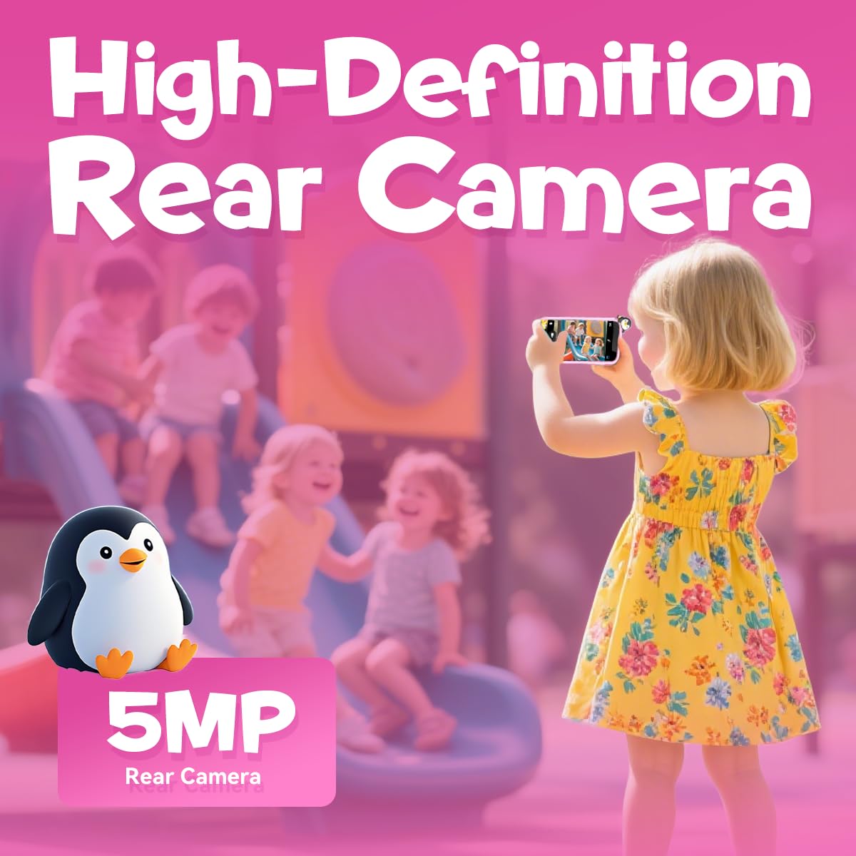 Rseaay Kids Smart Phone - 3.97-inch touchscreen, 220+ learning games & parental controls