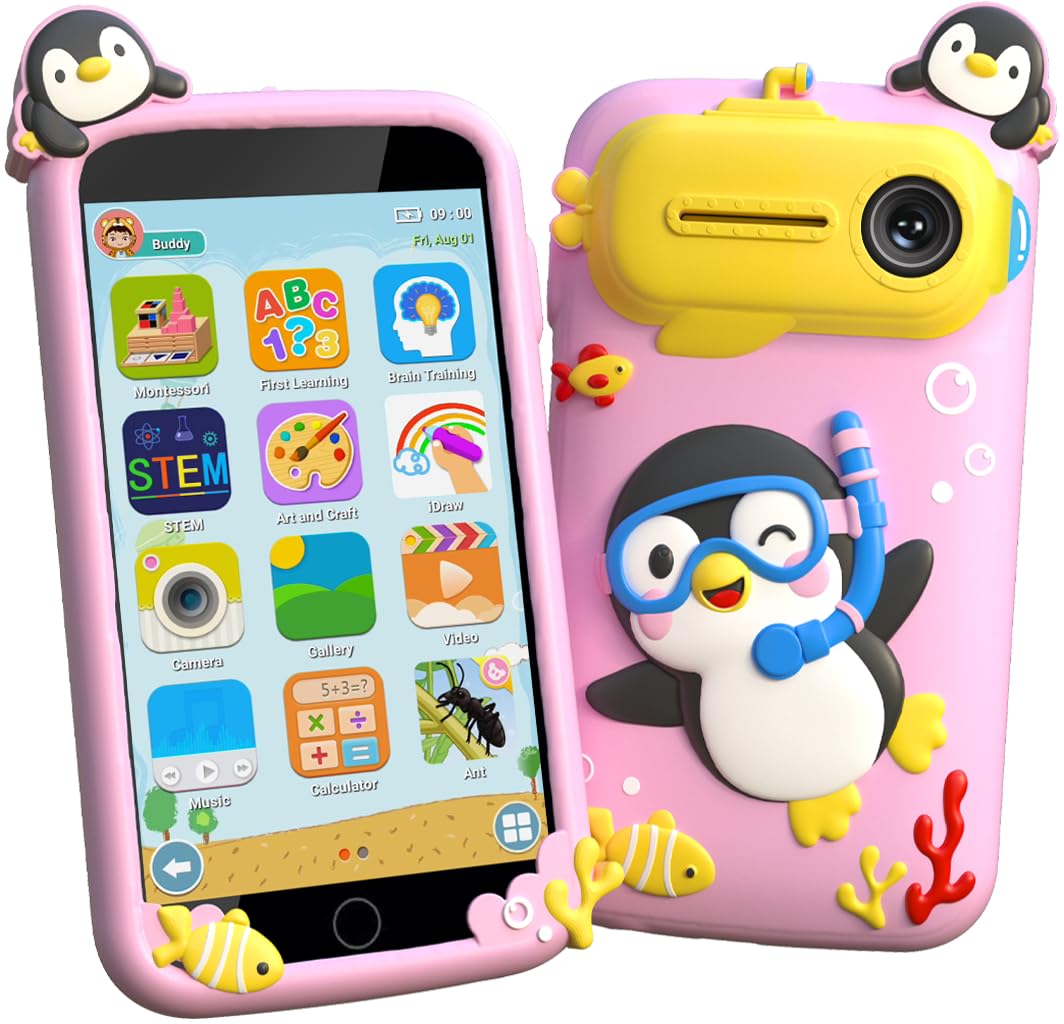 Rseaay Kids Smart Phone - 3.97-inch touchscreen, 220+ learning games & parental controls