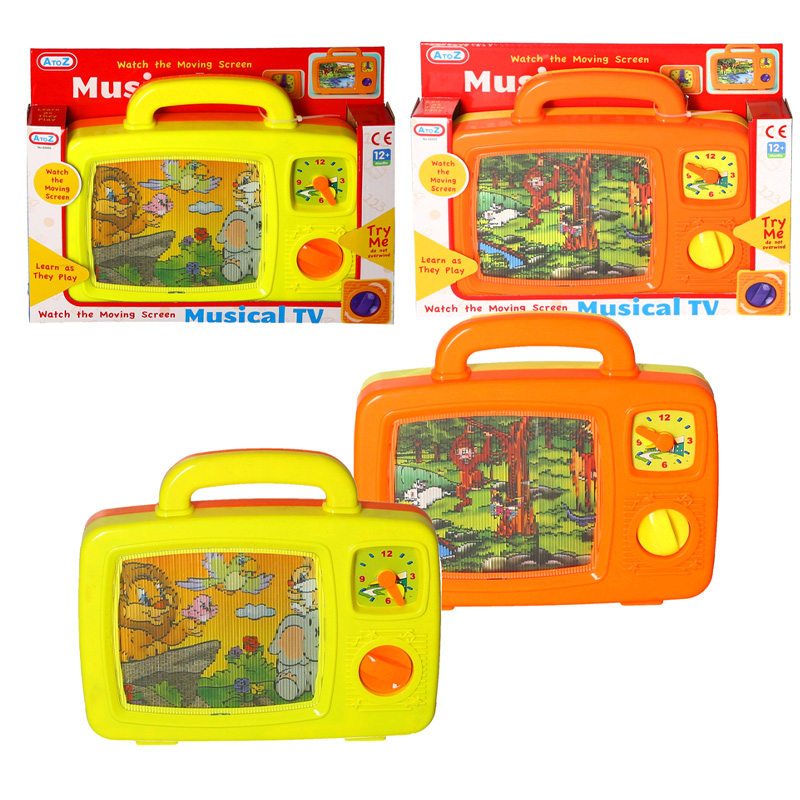 Baby Toddler Wind Up Musical TV Activity Toy 12 Months + Brand New