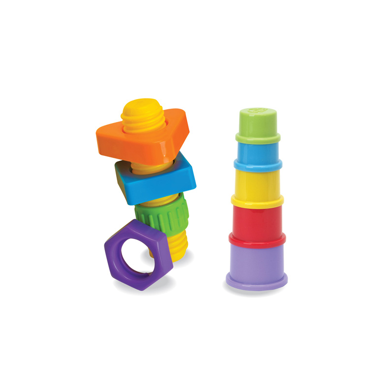 My 1st Activity Play Set – Shape Sorter, Stacking Cups & Screw-On Shapes | 12m+ Baby Toy