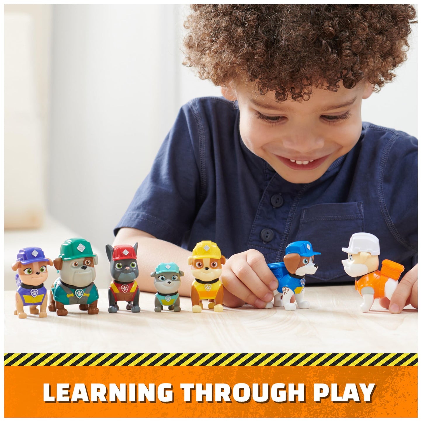 Rubble & Crew Gift Pack: 7 Collectible Toy Figures for Kids Aged 3+