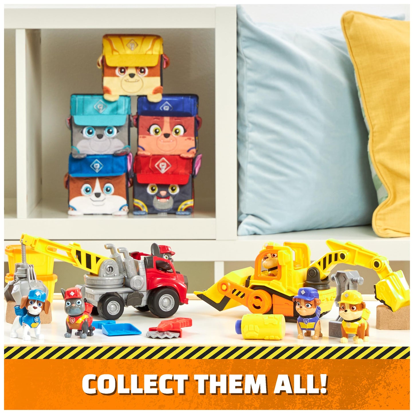 Rubble & Crew Ruben & Compagnie Vehicle Mix – Paw Patrol Toy Car for Kids 3+