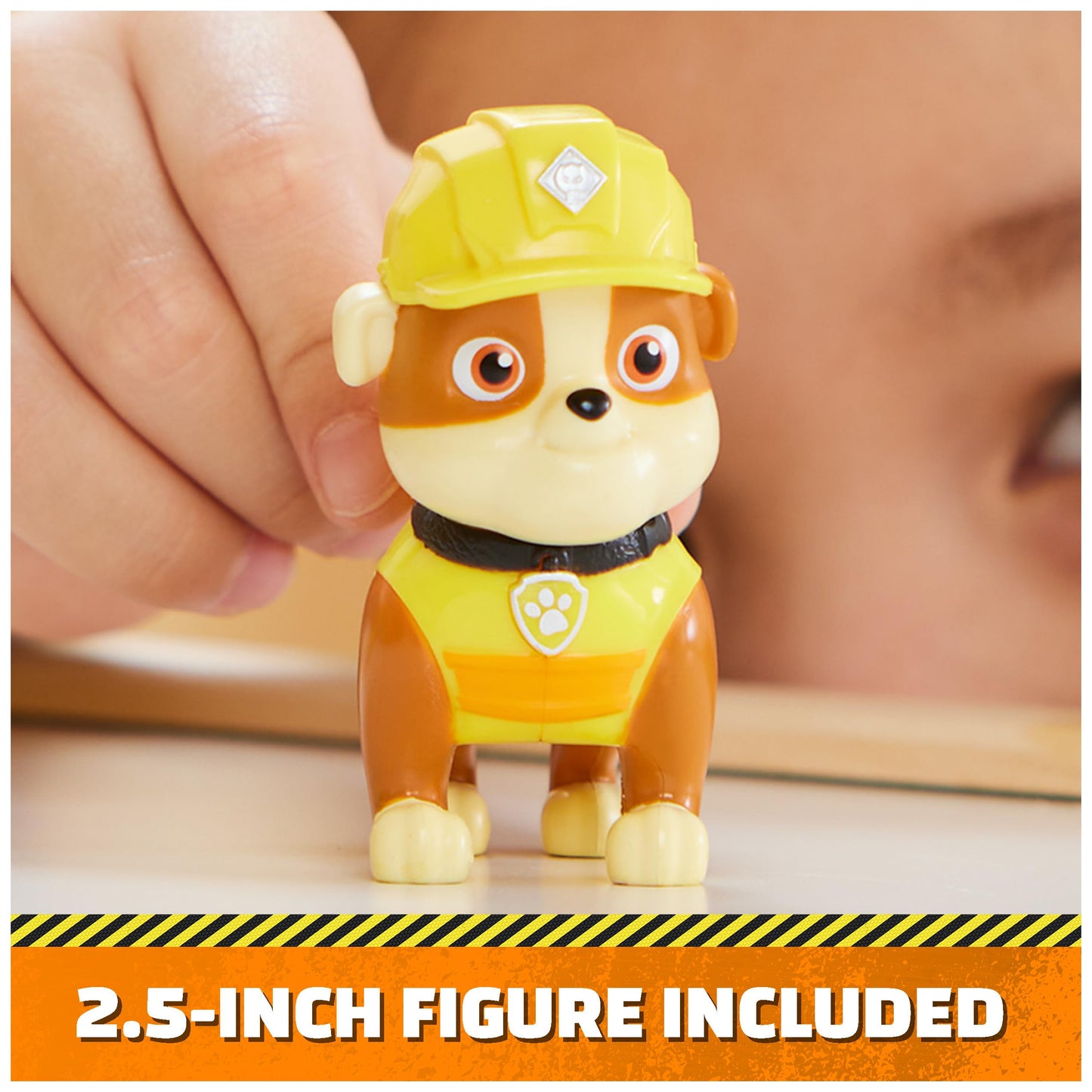 Rubble & Crew Ruben Toy Bulldozer – Collectible Paw Patrol Car Figure for Kids 3+