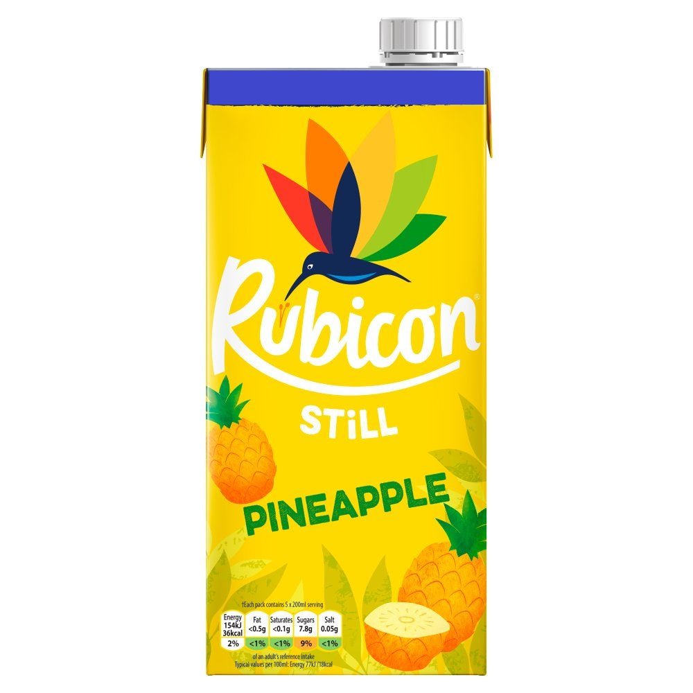 Rubicon Still Pineapple Juice Drink PMP 1Ltr (Case of 12)