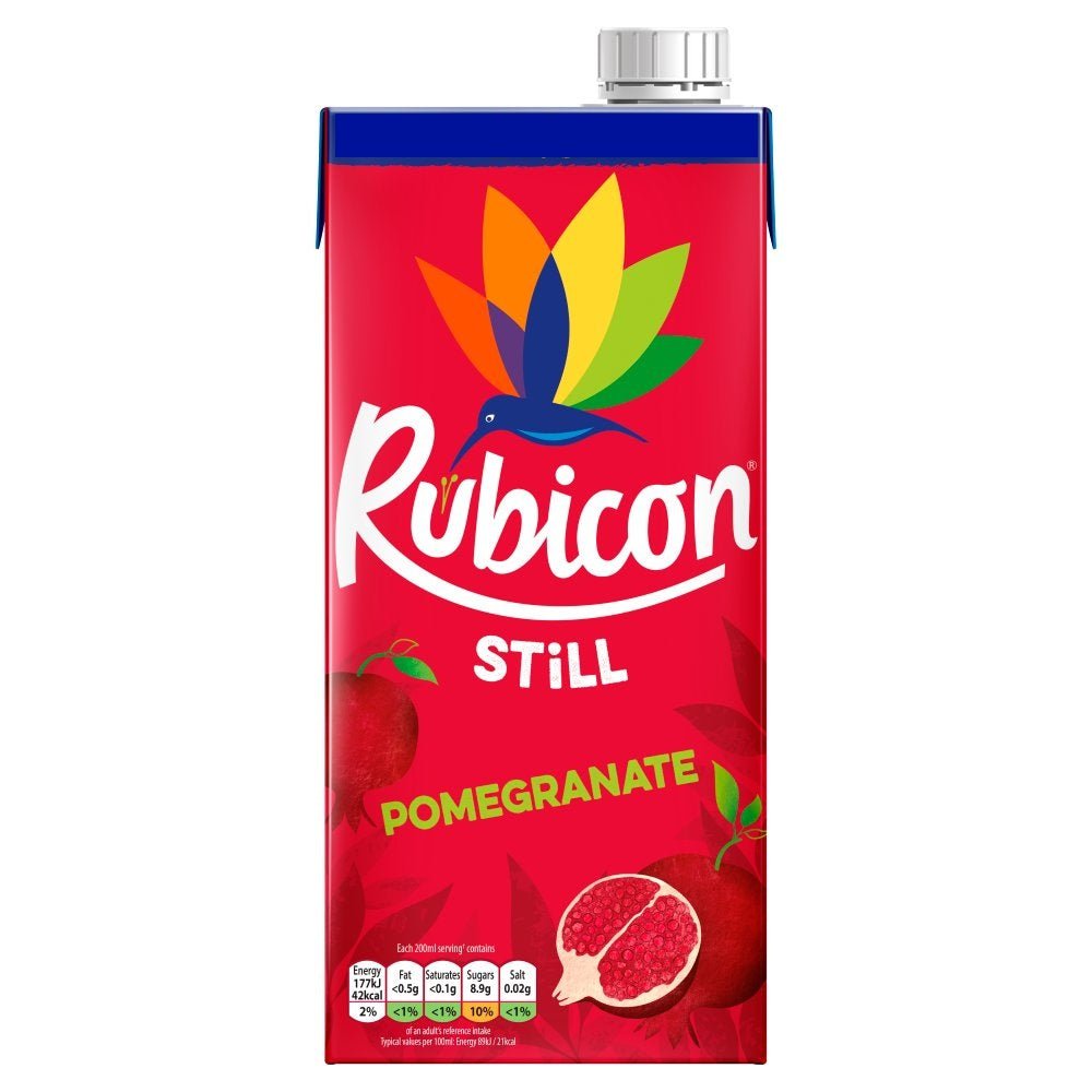 Rubicon Still Pomegranate Juice Drink PMP 1Ltr (Case of 12)