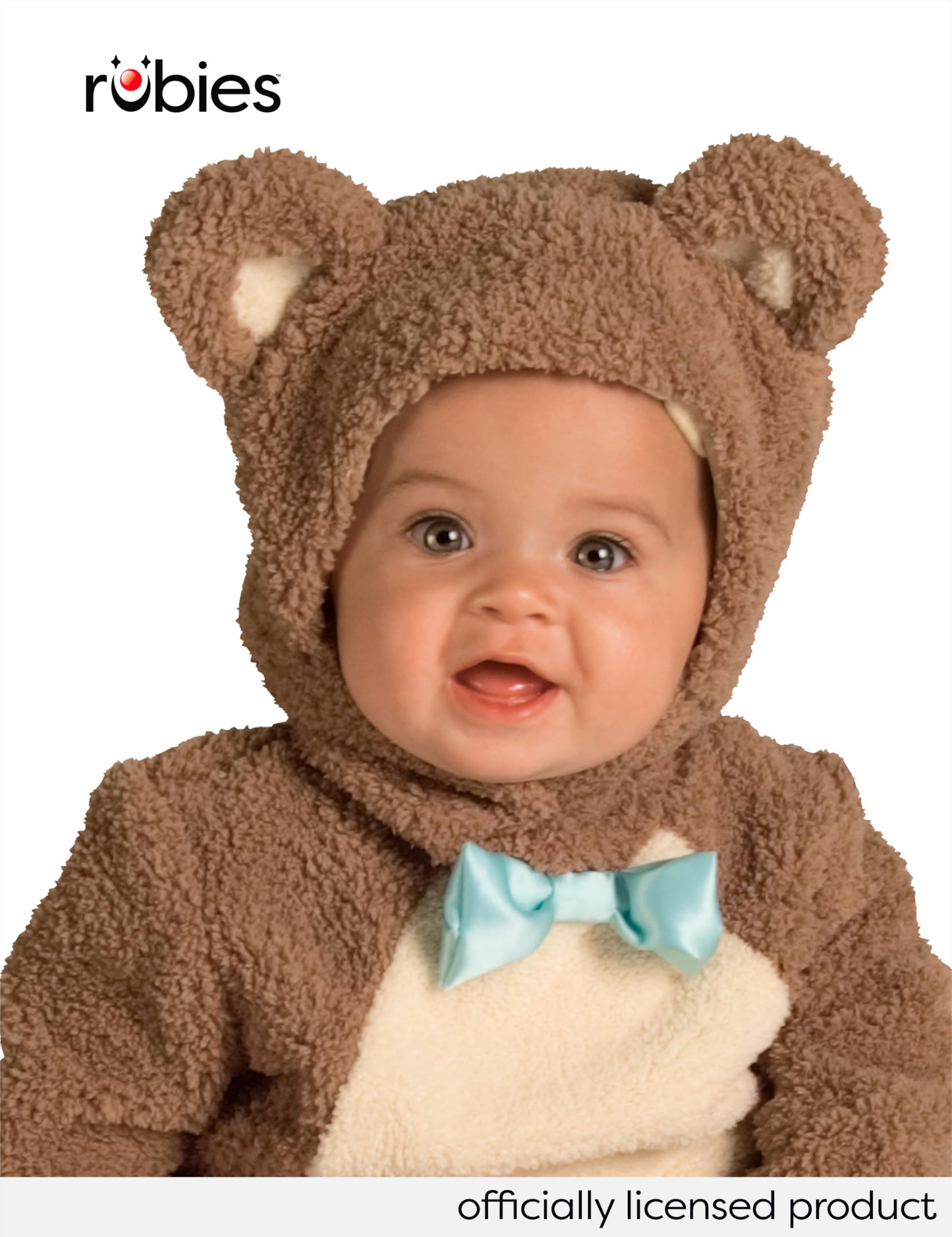 Rubies Oatmeal Bear Baby Costume 12-18 Months | Cozy Chenille Jumpsuit