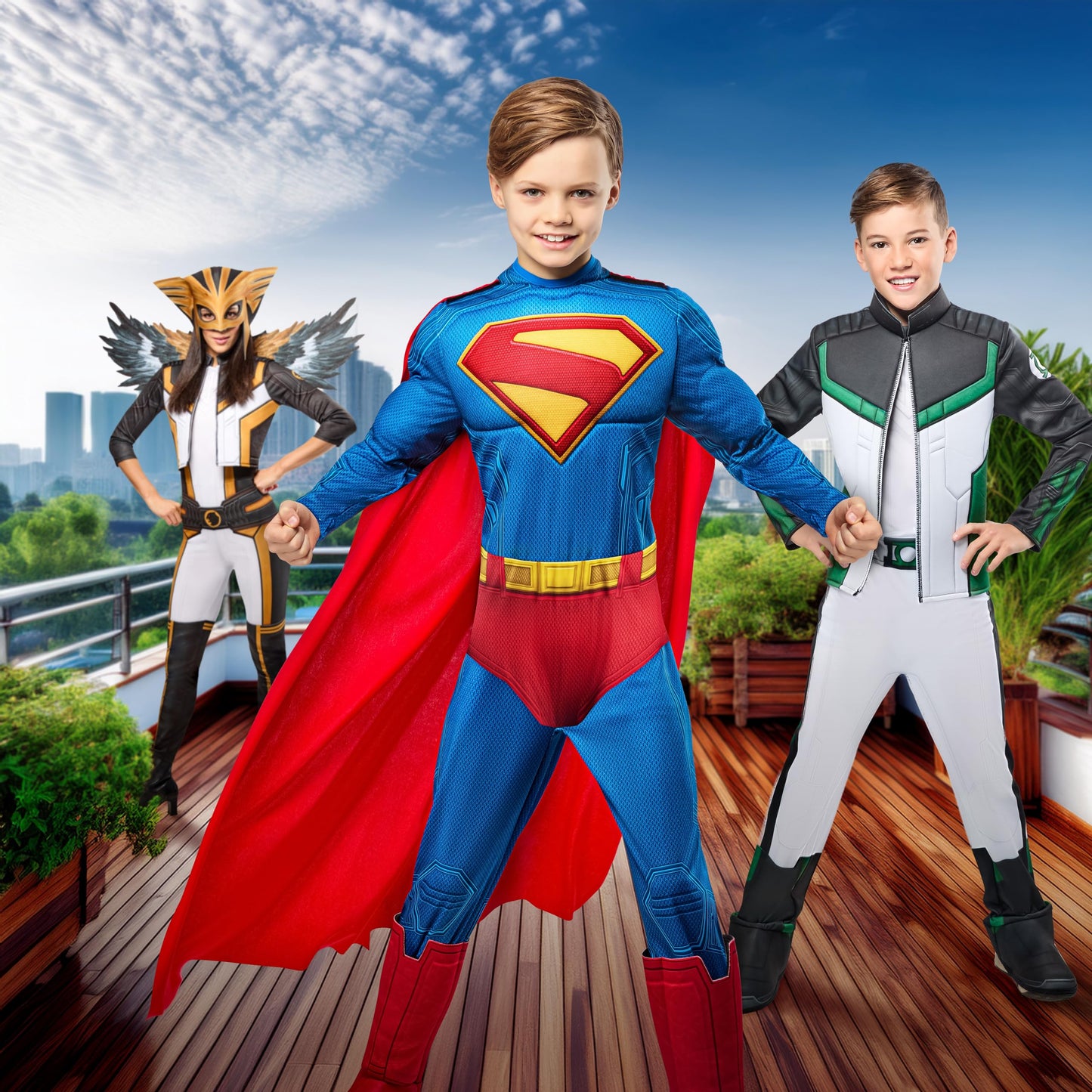 Rubies Superman 2025 Kids Costume – Boy's Large (Size 10/12) | Officially Licensed