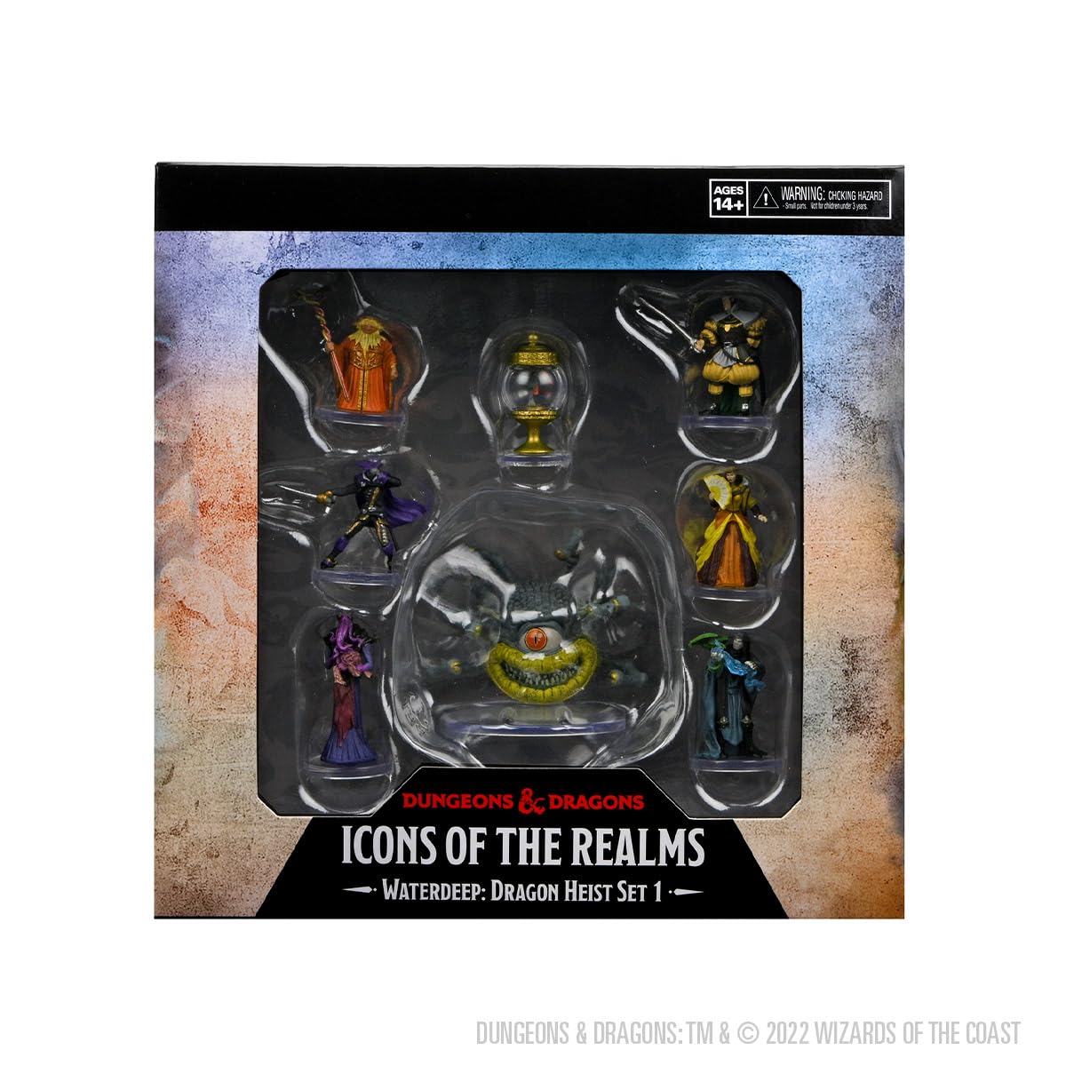 Rubies WizKids D&D Icons of the Realms Waterdeep Dragon Heist Box Set 1 – 8 Miniatures