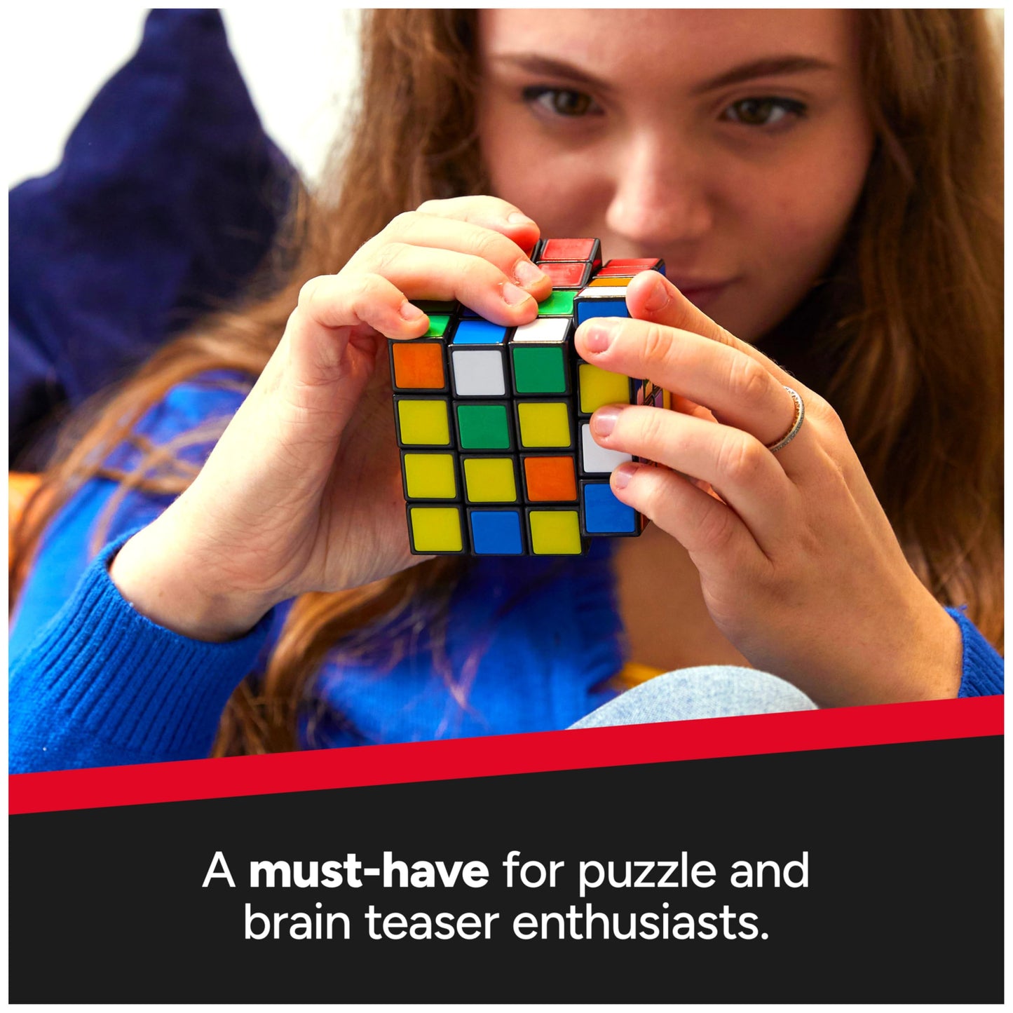 Rubik's Cube 4x4 – Official 4x4 Puzzle by Rubik's | Brain Teaser & Fidget Toy