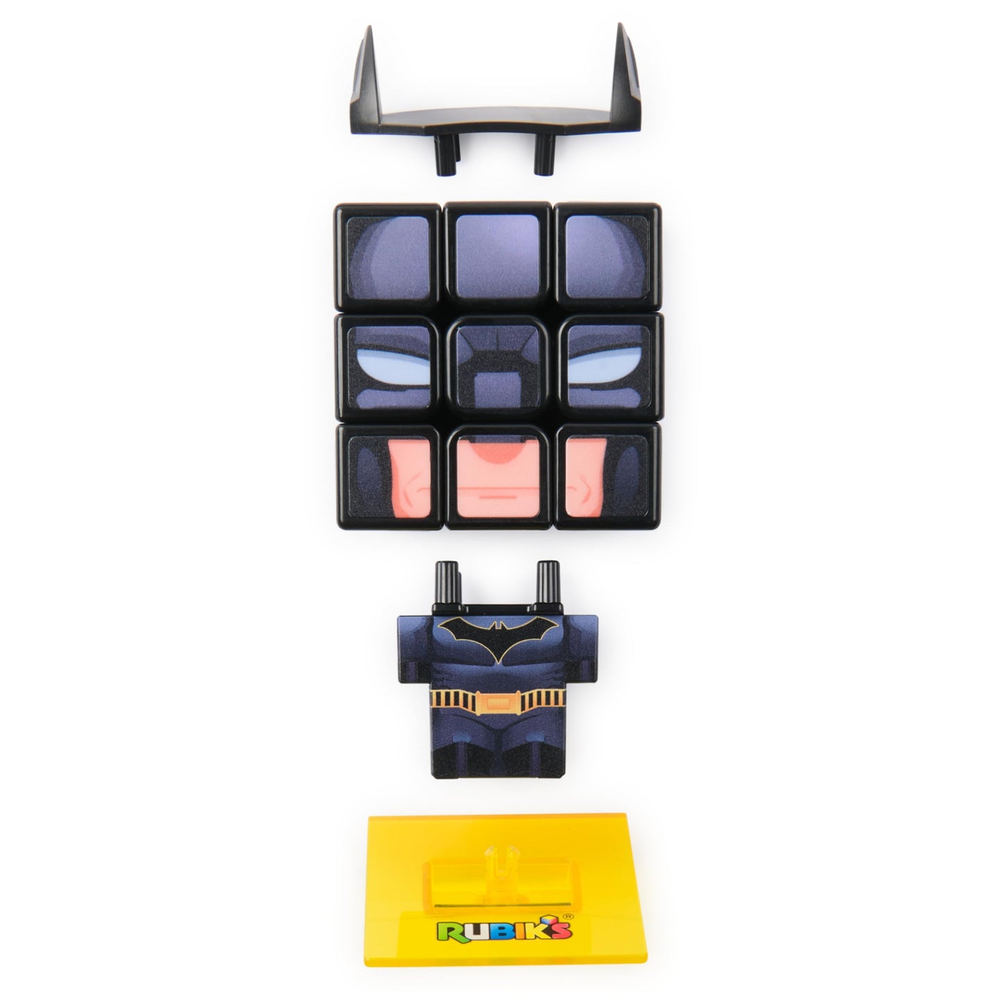 Rubik’s Batman Cuber – DC Comics Collectible 3x3 Rubik’s Cube for Fans | Desk Decor & Fidget Toy