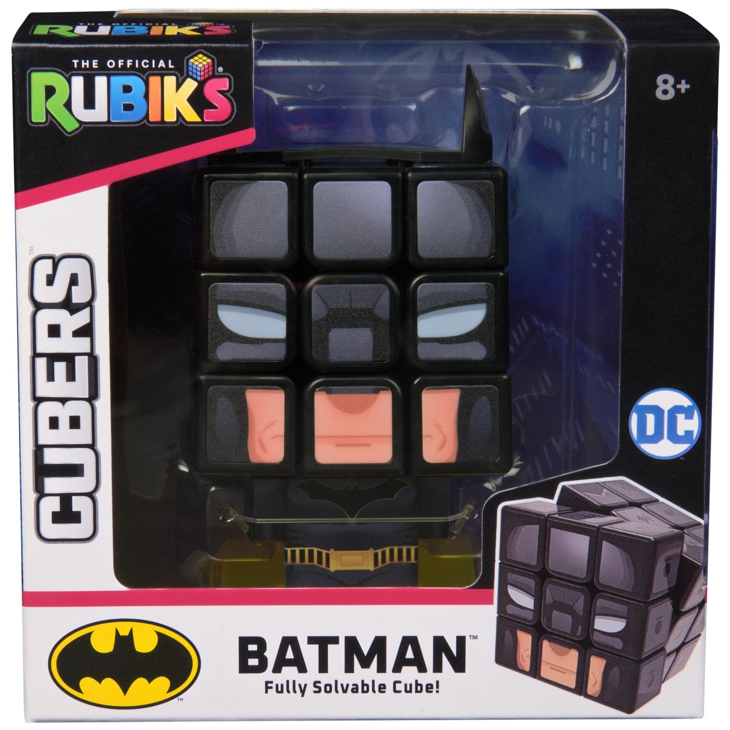 Rubik’s Batman Cuber – DC Comics Collectible 3x3 Rubik’s Cube for Fans | Desk Decor & Fidget Toy