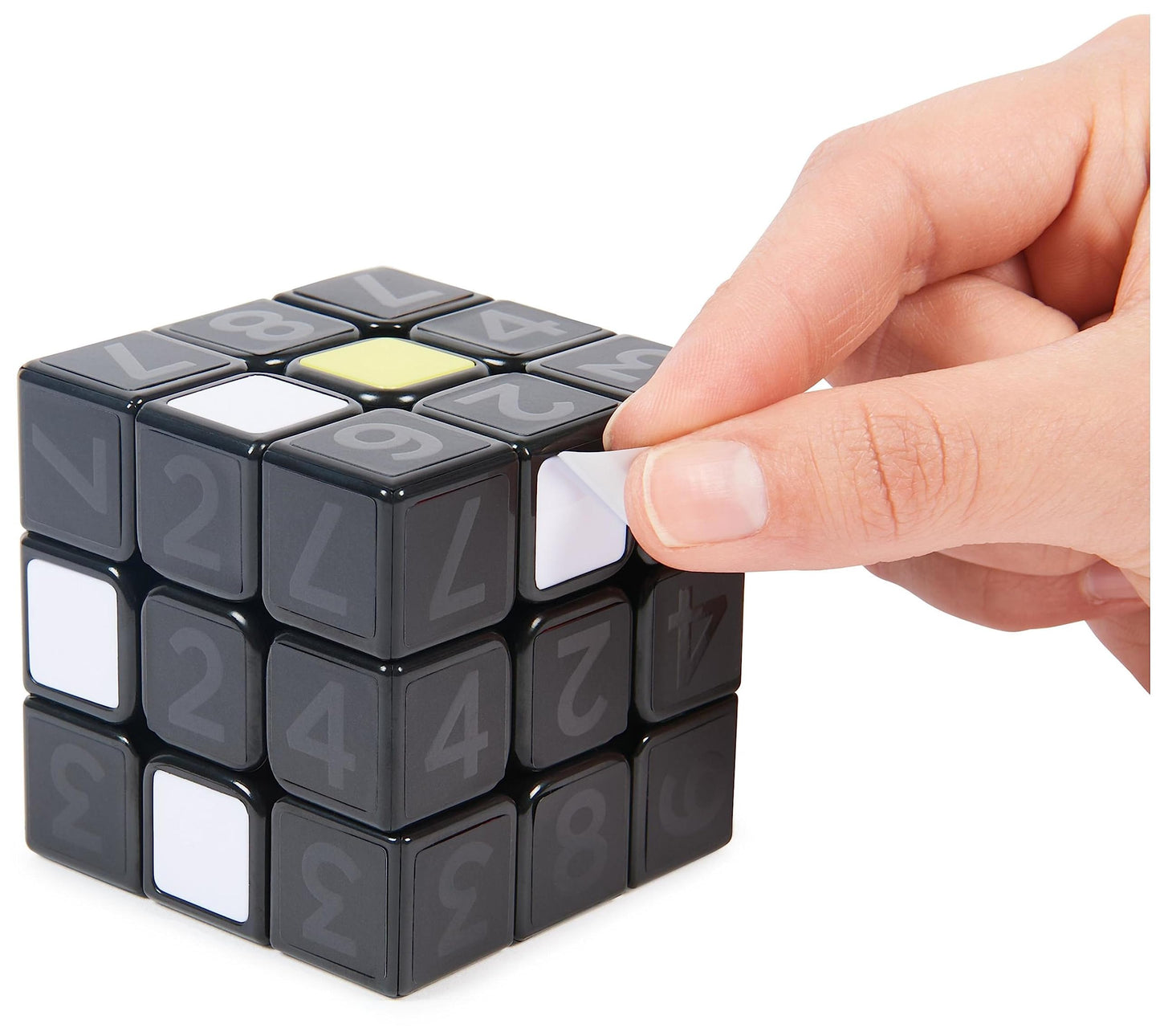 RUBIK'S Cube Coach 3X3 – Educational Learning Cube with Peel-to-Reveal Method