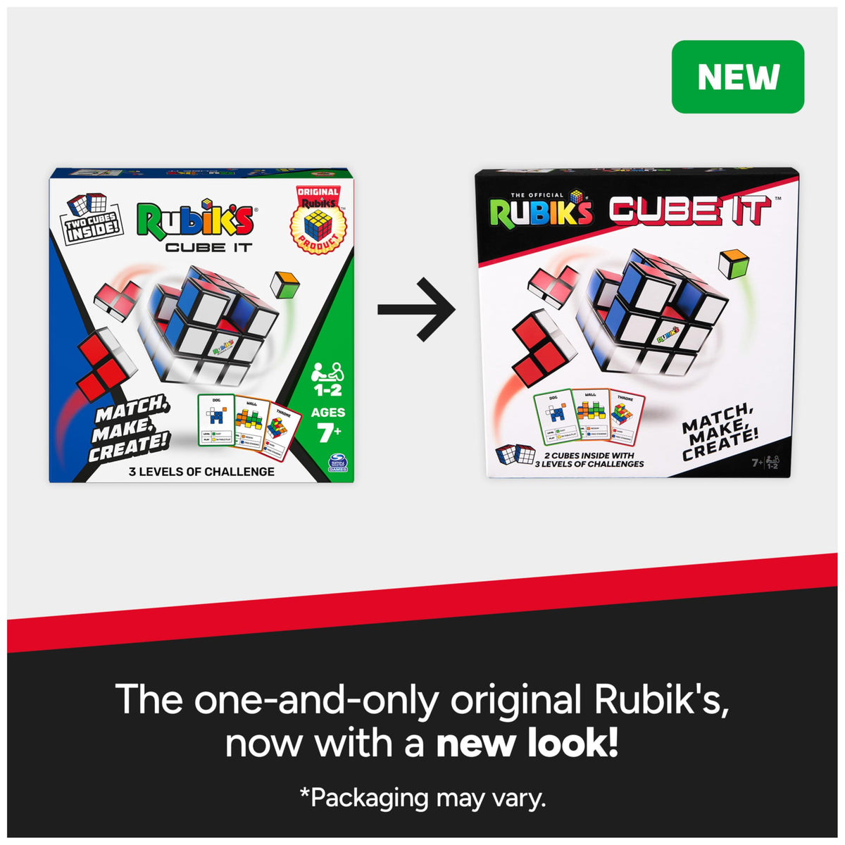 Rubik’s Cube It: 2-Player 3D Puzzle Game by Rubik’s