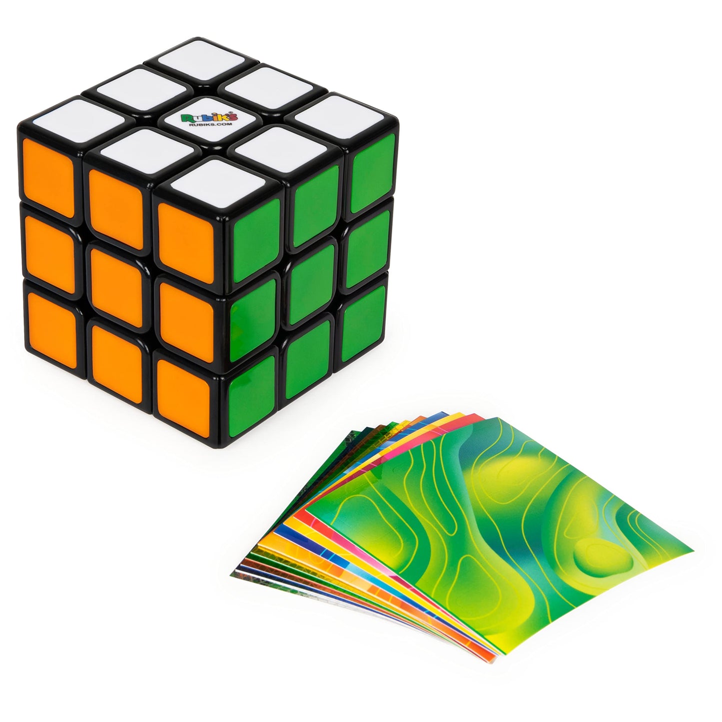 Rubik's Cube Original 3x3 with Removable Stickers — Customizable Puzzle & Fidget Toy