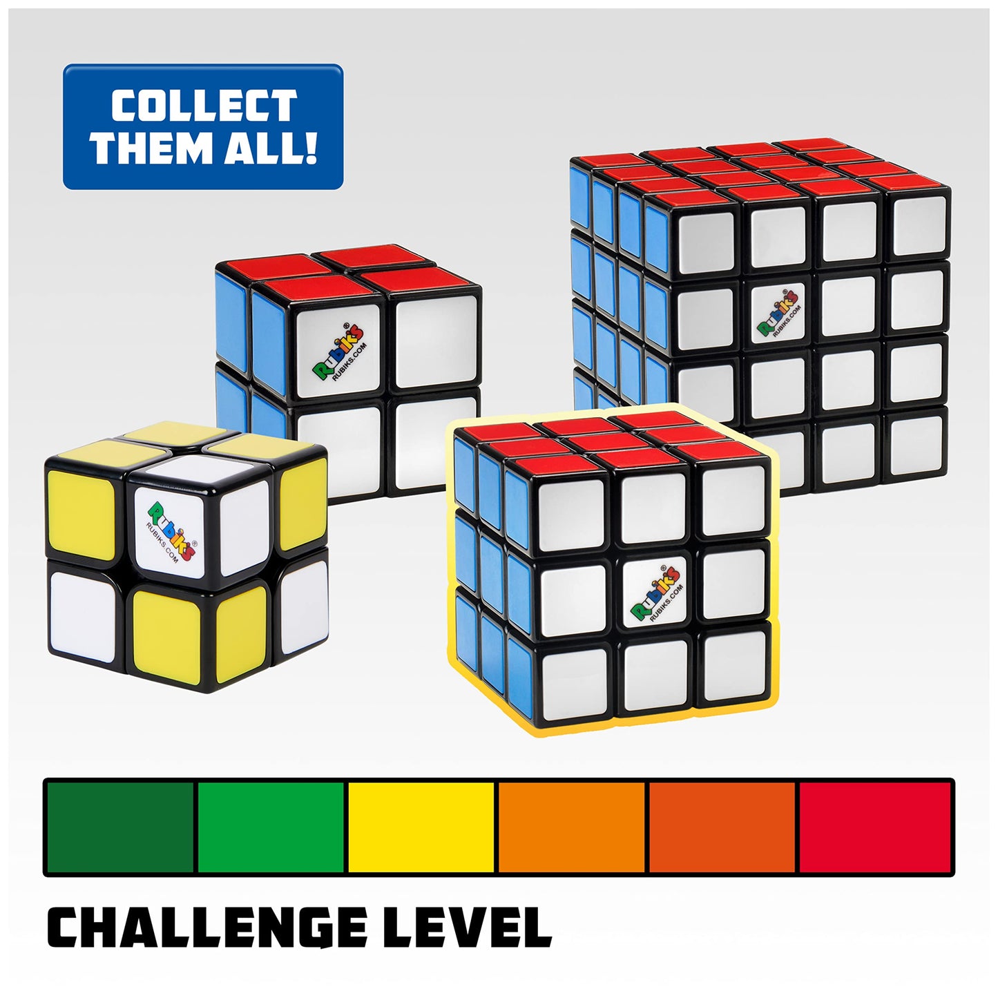 Rubik's Cube Original 3x3 with Removable Stickers — Customizable Puzzle & Fidget Toy