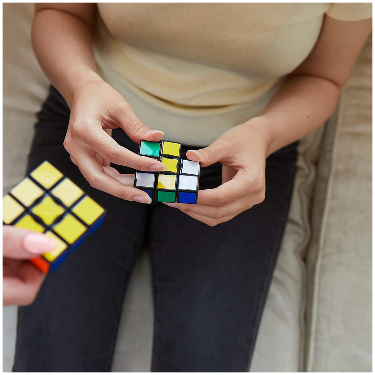 RUBIK'S 3x1 Edge Cube – Original One-Layer Puzzle for Beginners | Spin Master