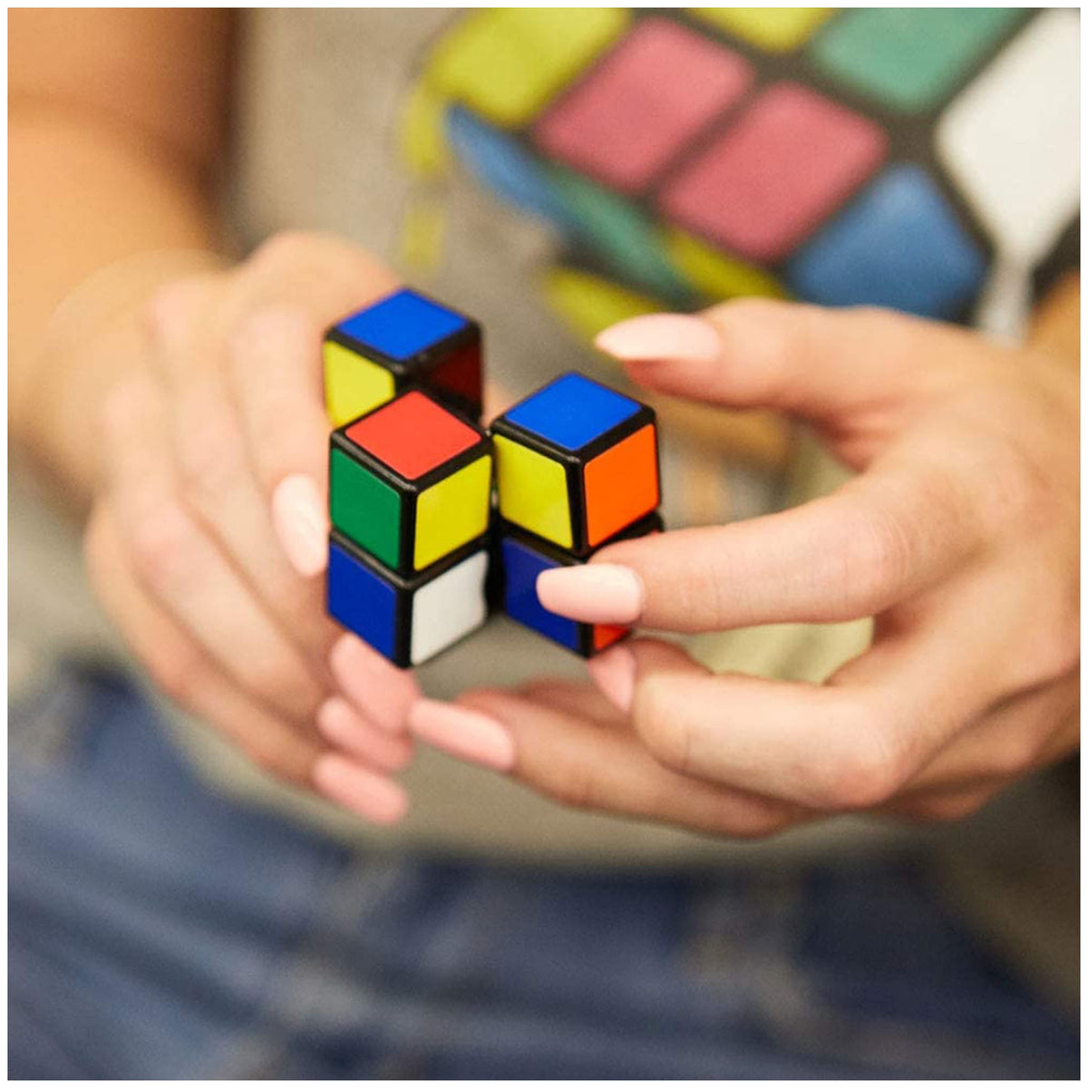 RUBIK'S 3x1 Edge Cube – Original One-Layer Puzzle for Beginners | Spin Master