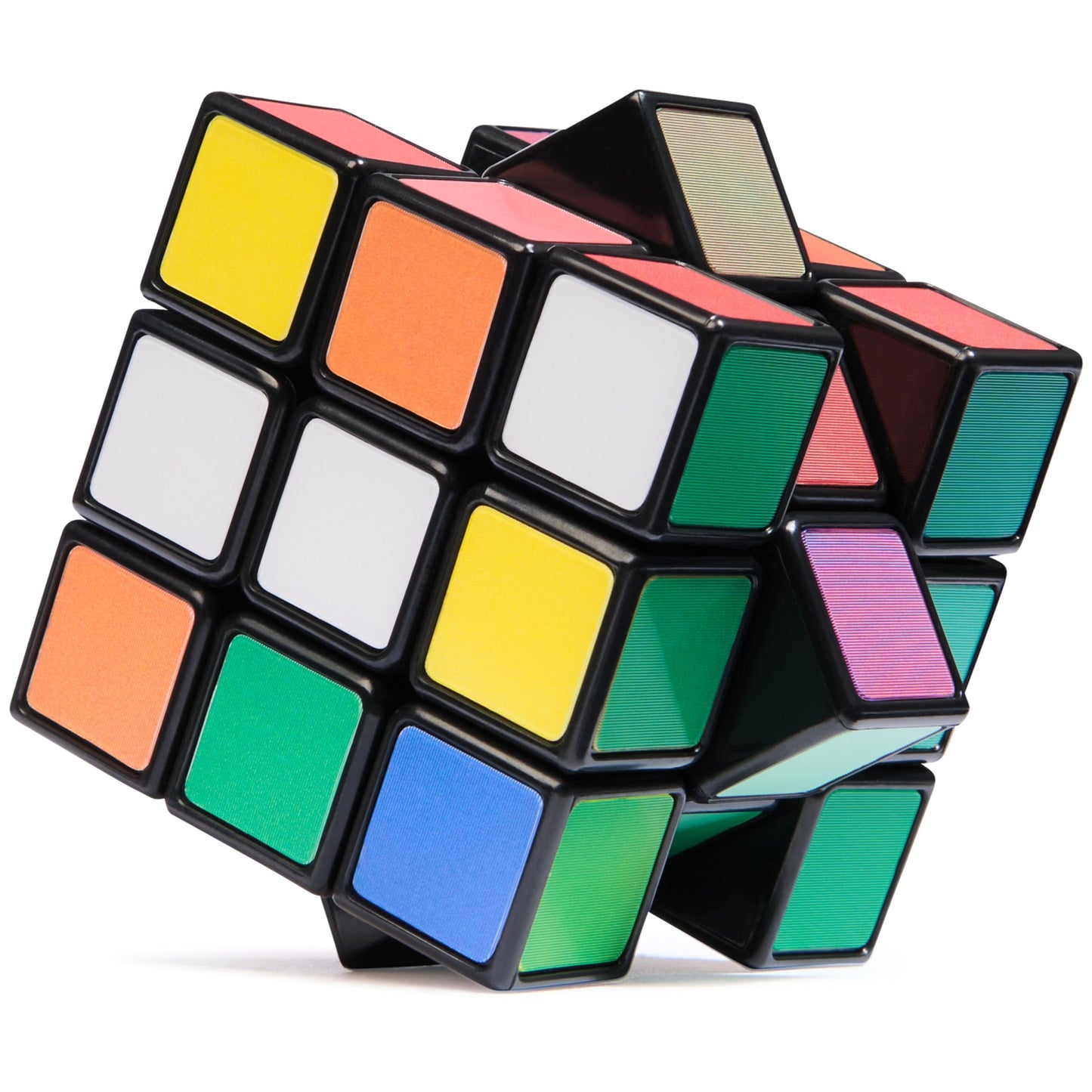 Rubik's - Impossible Cube 3x3: Iridescent Color-Changing Puzzle for Mind Challenge (Ages 8+)