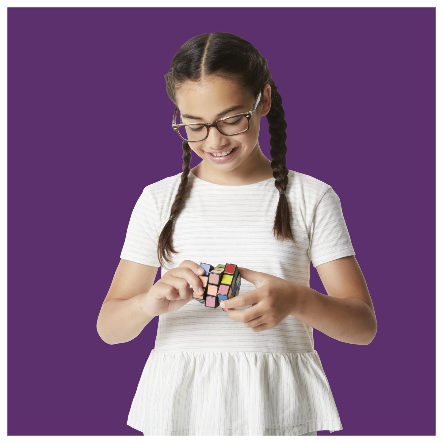 Rubik's - Impossible Cube 3x3: Iridescent Color-Changing Puzzle for Mind Challenge (Ages 8+)