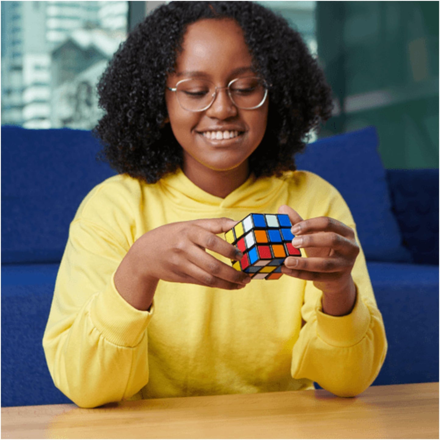 Rubik's Re-Cube 3x3 Puzzle – 100% Recycled Plastic, Sustainable Packaging