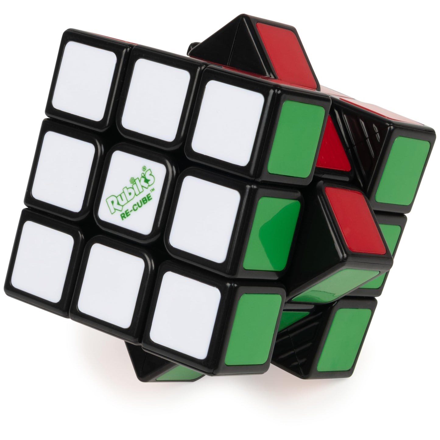 Rubik's Re-Cube 3x3 Puzzle – 100% Recycled Plastic, Sustainable Packaging