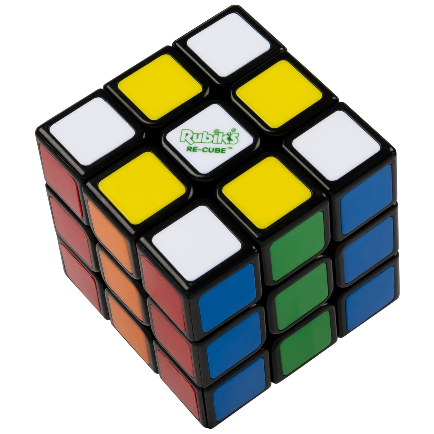 Rubik's Re-Cube 3x3 Puzzle – 100% Recycled Plastic, Sustainable Packaging