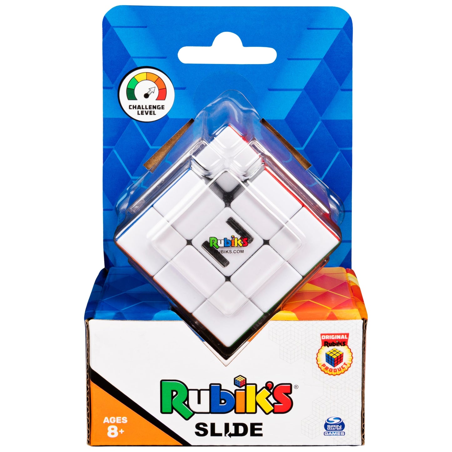 Rubik's Slide – Advanced 3x3 Puzzle Cube | Sensory Fidget Toy & Brain Teaser by Rubik's