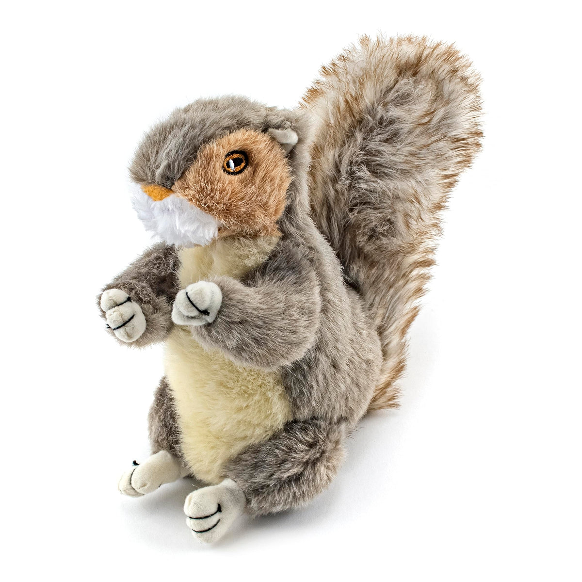 Ruffin' It Rhode Island Textile Woodlands Plush Squirrel Large Dog Toy Multi