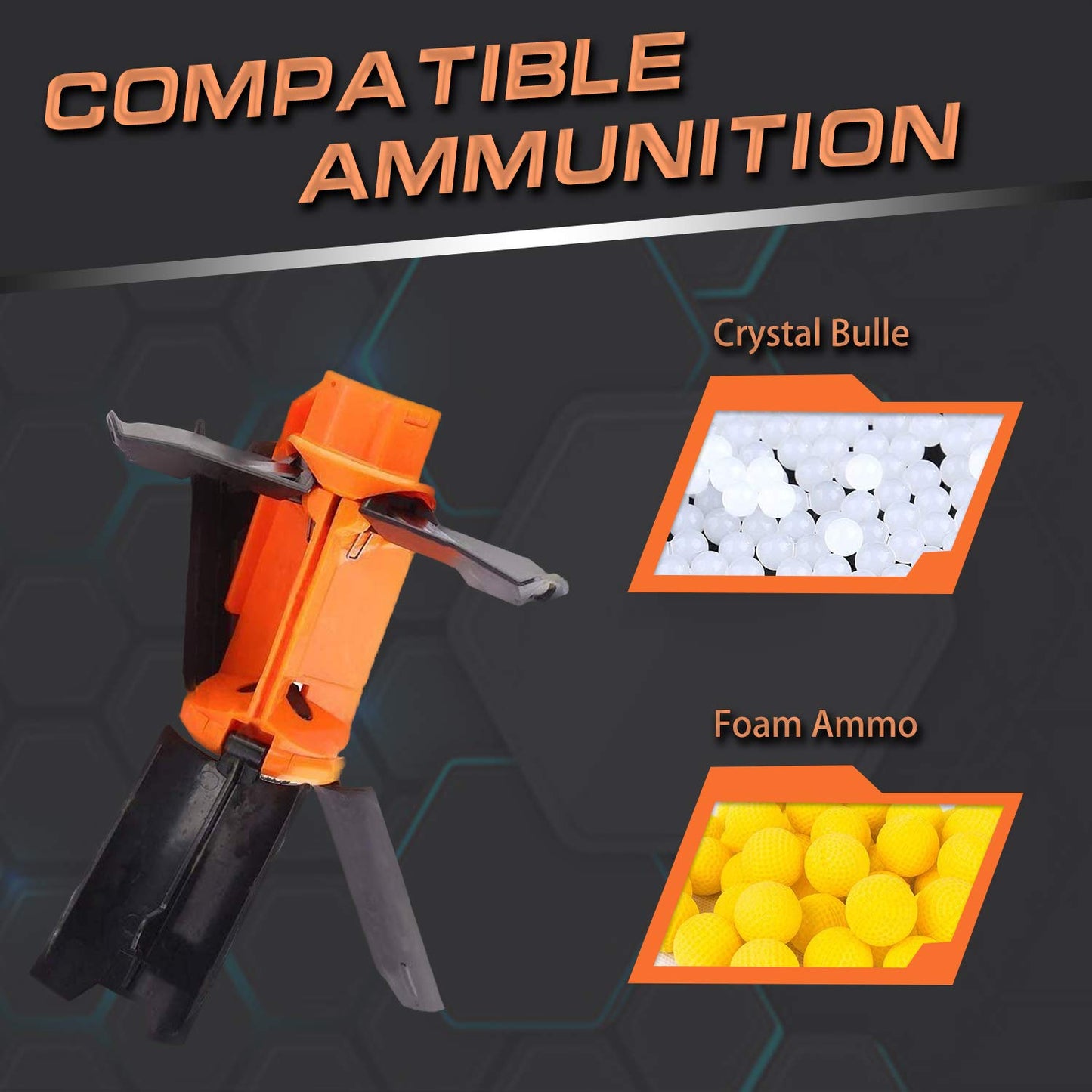 Ruibytree CS Tactical Plastic Toy for Nerf Rival Battles — 2 Pack