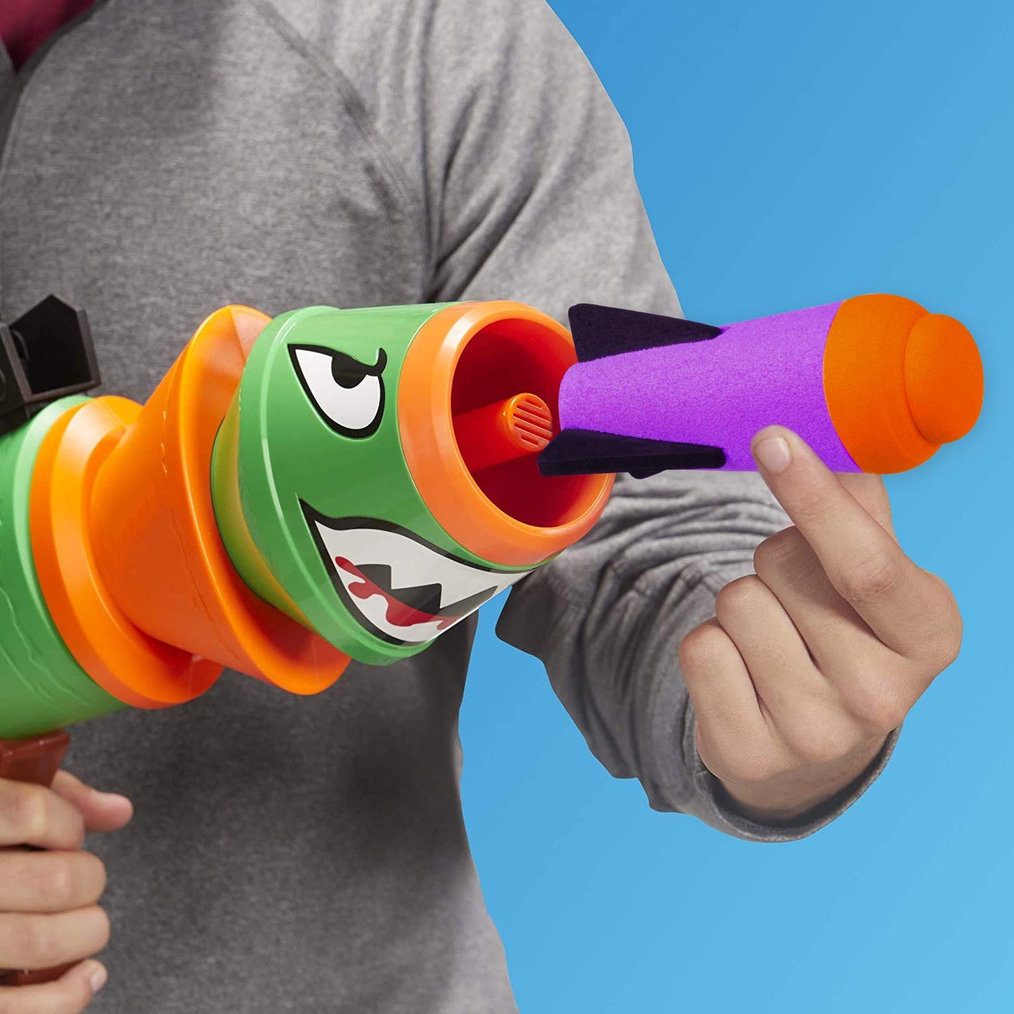 Ruibytree Mega Missile Refill 4-Pack for Nerf N-Strike Elite – Purple Foam Rockets