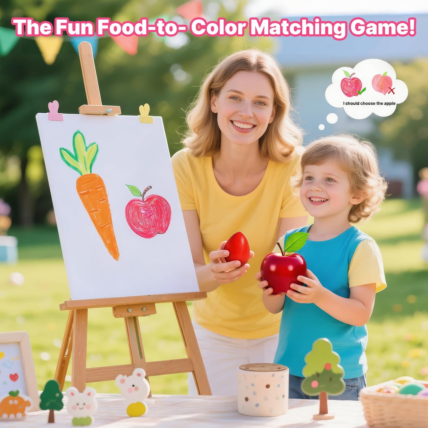 RuiHawk Egg Crayons for Toddlers – 16 Colors, Easy-Grip, Anti-Roll, Washable & Non-Toxic
