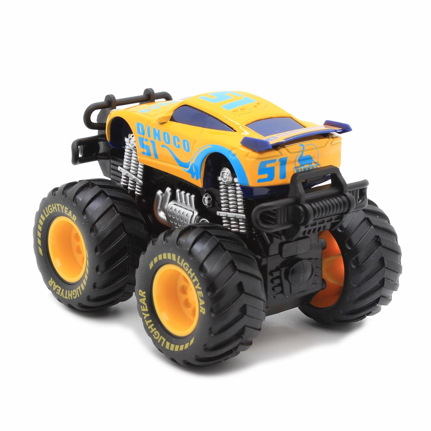 RULBAMN 4-Pack Tow Mater Die-Cast Cars – 1:55 Scale Big Wheel (4 Pcs)