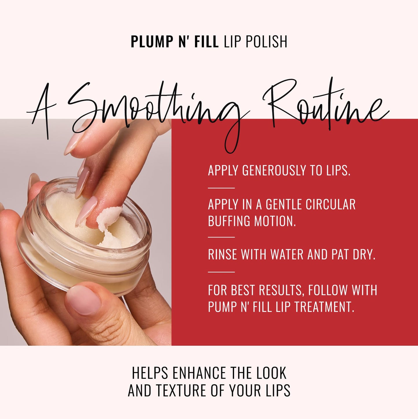 Runway Rogue Plump N’ Fill Lip Polish – Exfoliating Lip Scrub for Soft Lips