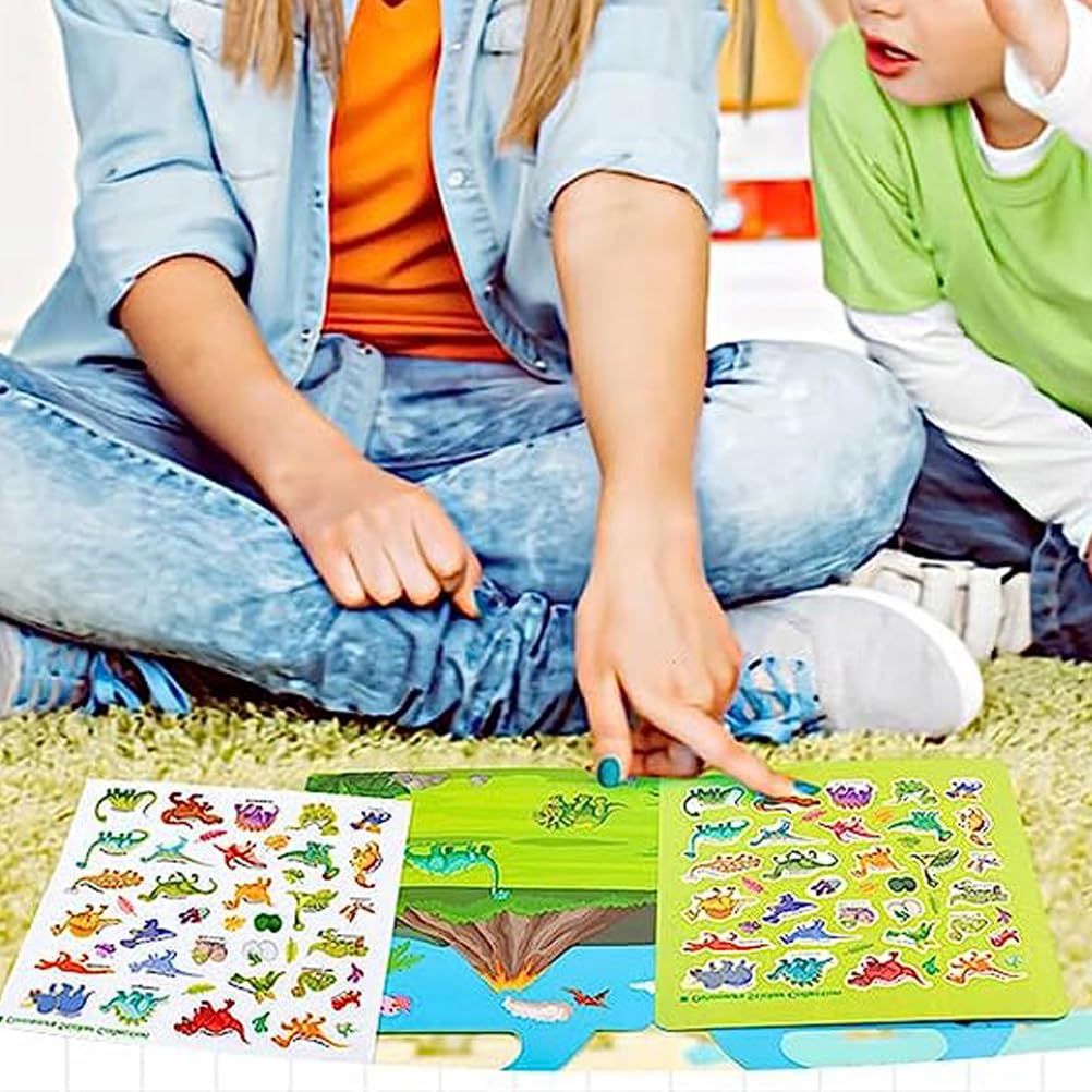 RUSON Reusable Ocean Sticker Book for Kids – Educational Travel Activity for Ages 3+