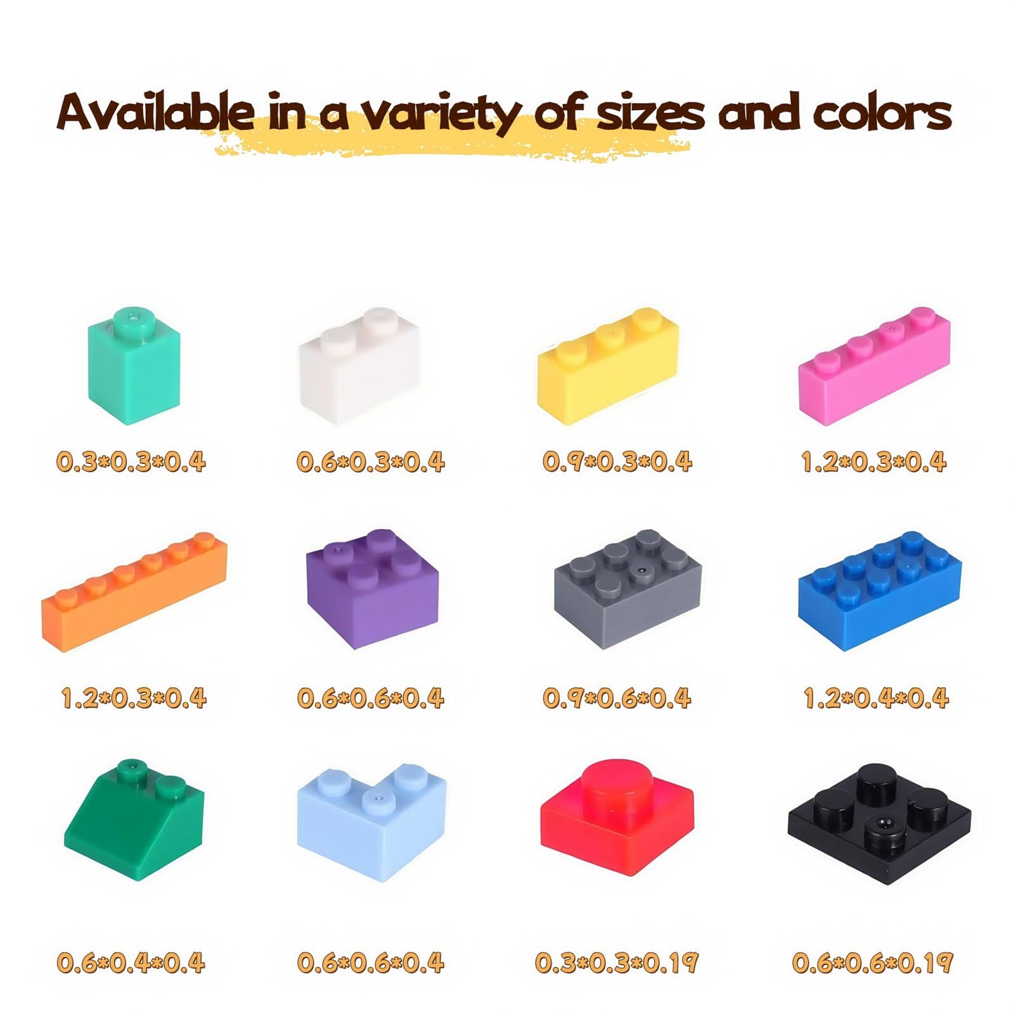 RWDTER 1000 Pieces Bulk Building Bricks – 3 Base Plates – Compatible with LEGO & Major Brands – Classic Mixed Brick Pack (Ages 6+)