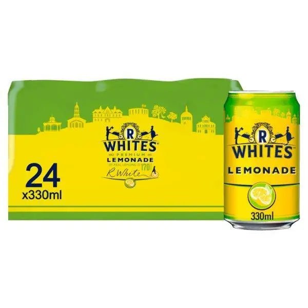 R.White's Lemonade Cans 24 x 330ml (Case of 24)