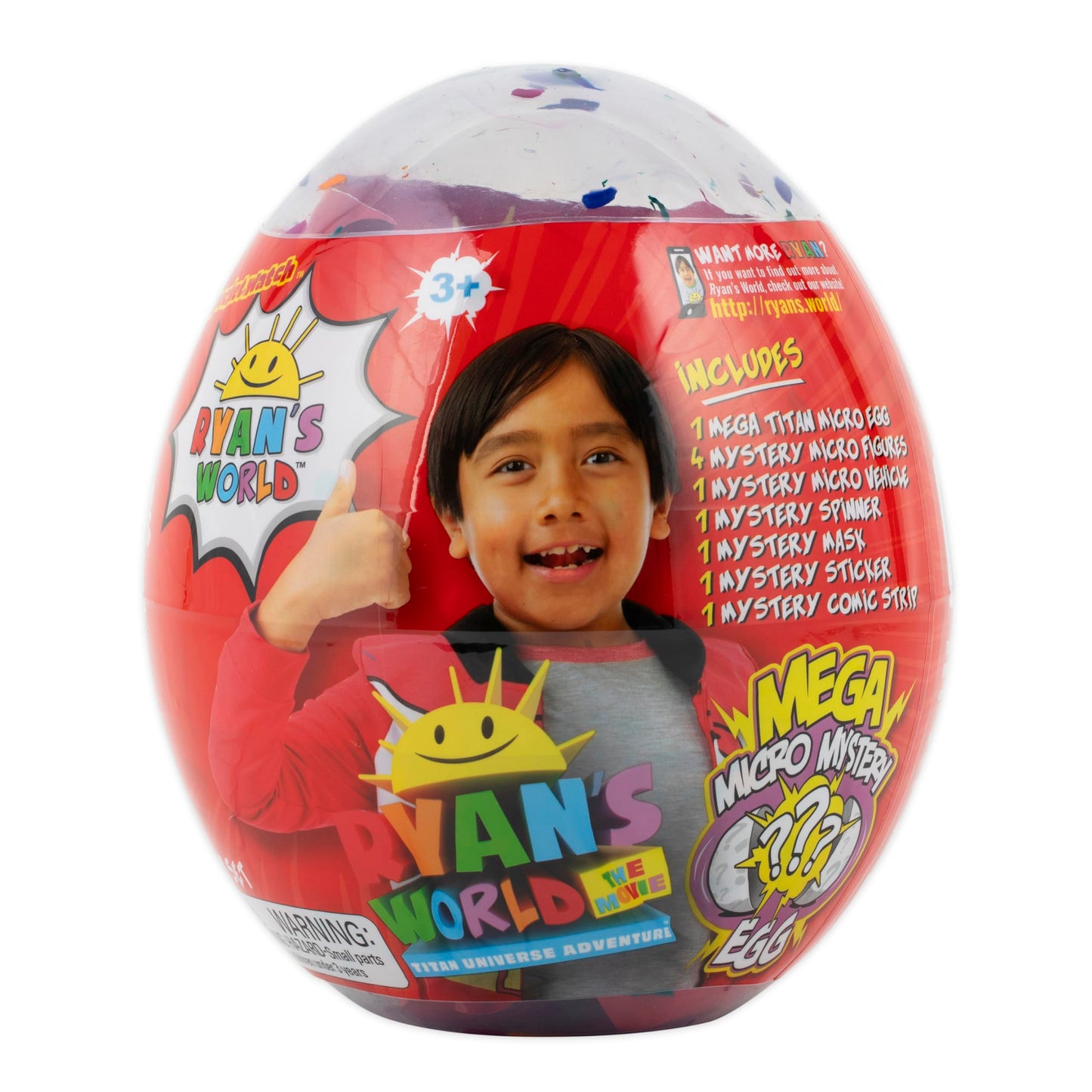 Ryan's World Mega Microverse Egg – Exclusive Micro Figures, Vehicle & Collectibles for Kids 3+