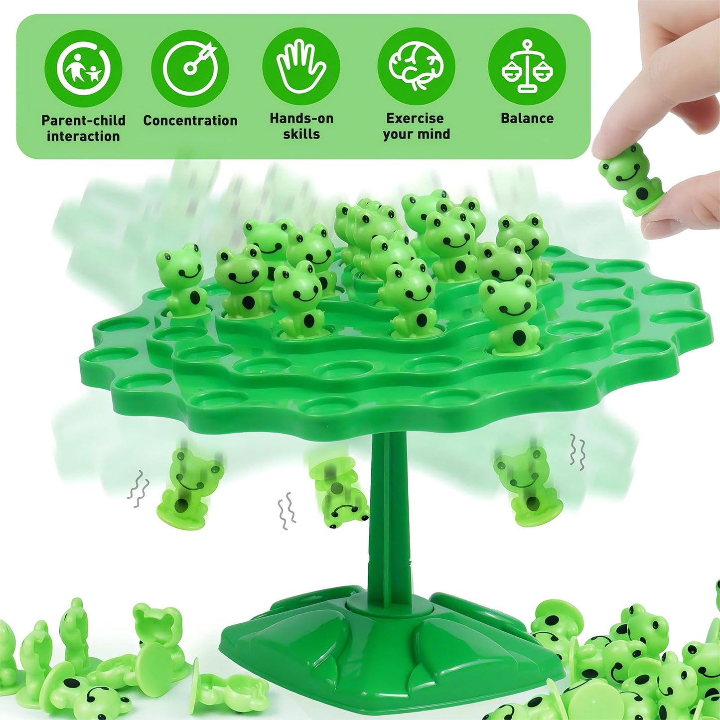Rytopt Frog Balance Game – Two-Player Family Tabletop Puzzle & Party Game
