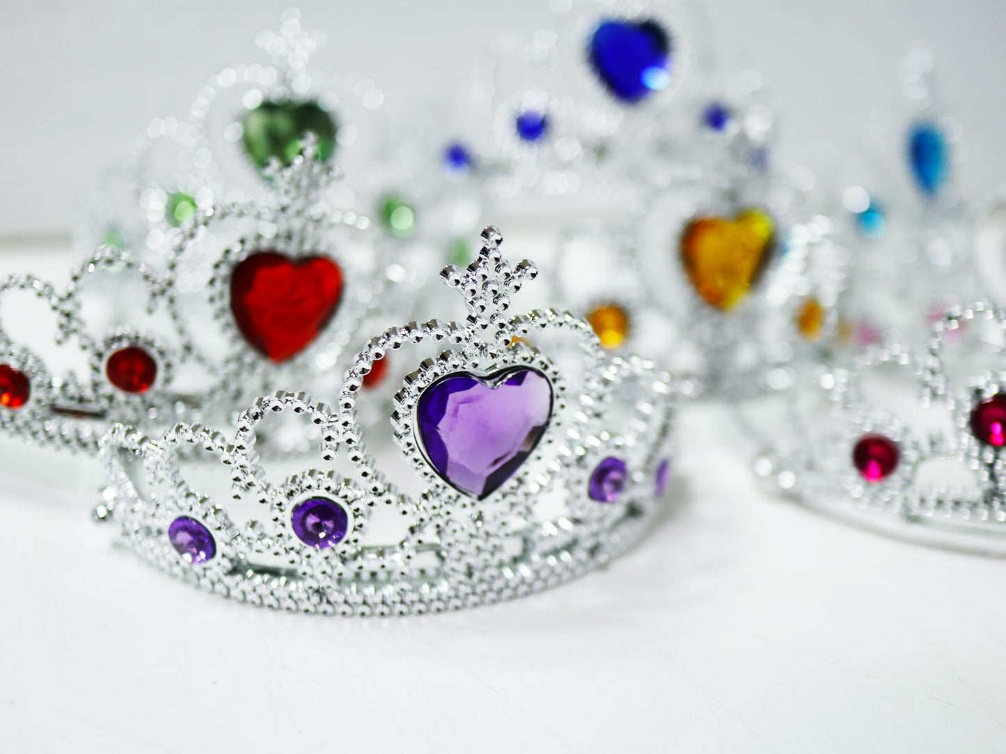 S & E TEACHER'S EDITION 16-Piece Tiaras Crown Set for Princess Dress-Up Parties
