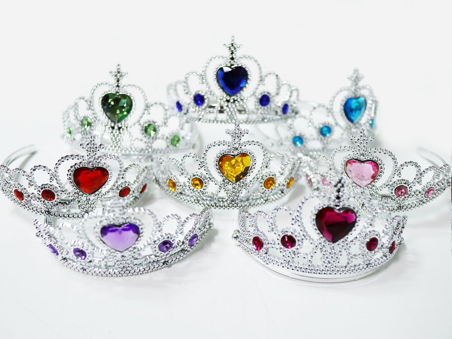 S & E TEACHER'S EDITION 16-Piece Tiaras Crown Set for Princess Dress-Up Parties